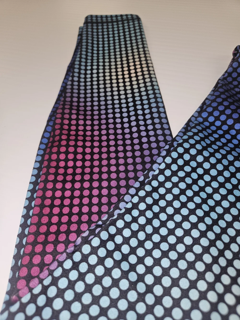 lululemon athletica Multi Colored Leggings with Purple Dot Accents